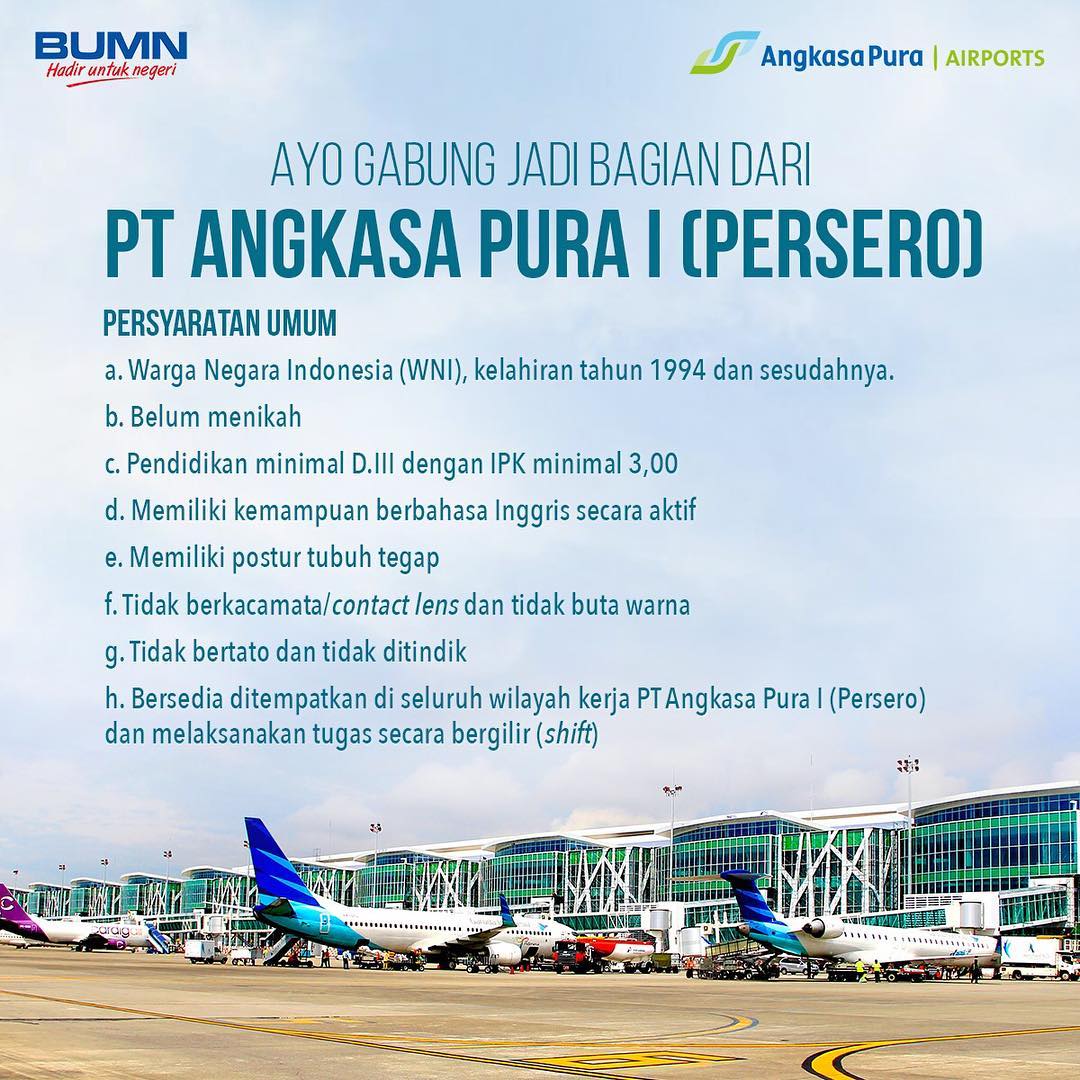 Lowongan Angkasa Pura I