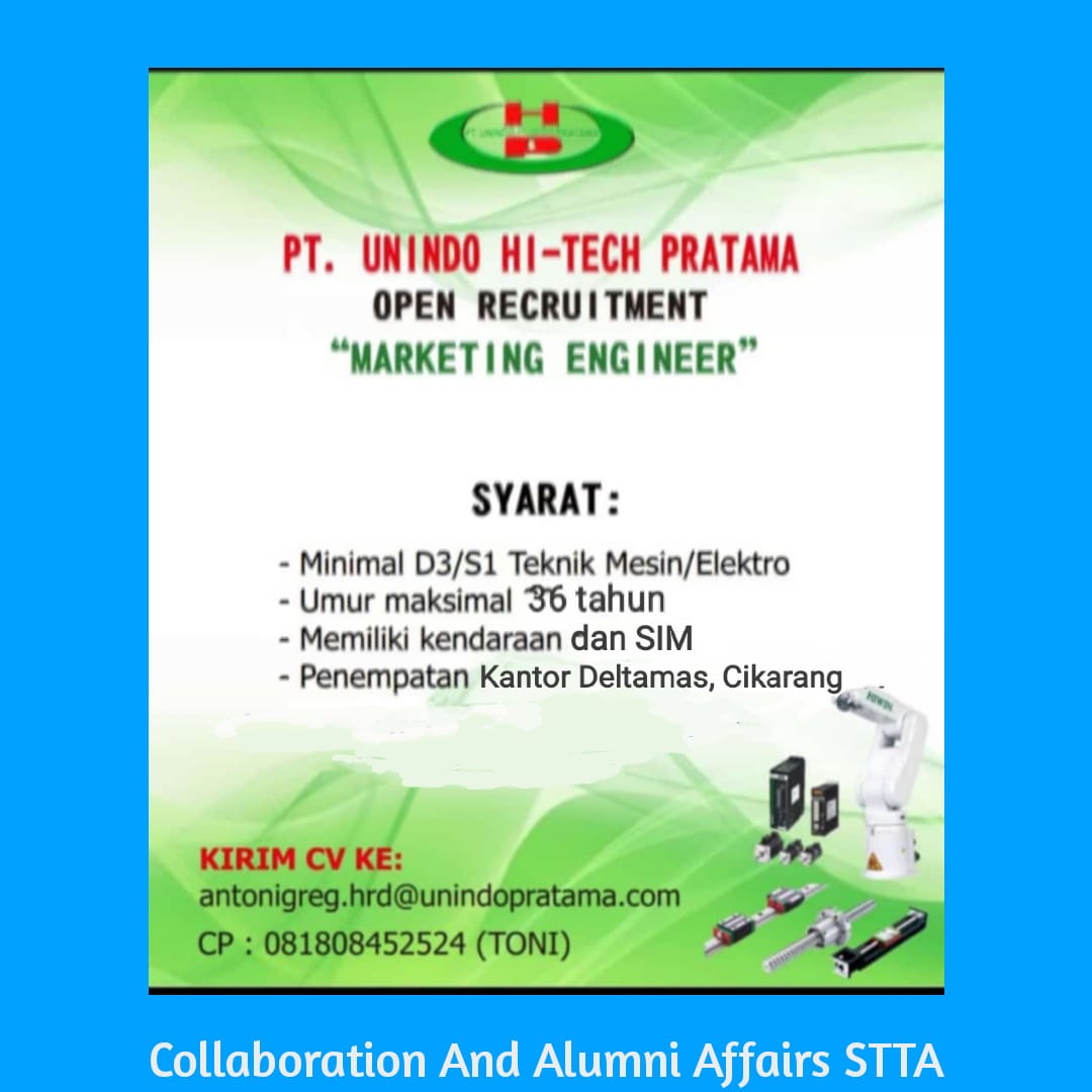 Lowongan PT Unindo Hi-Tech Pratama