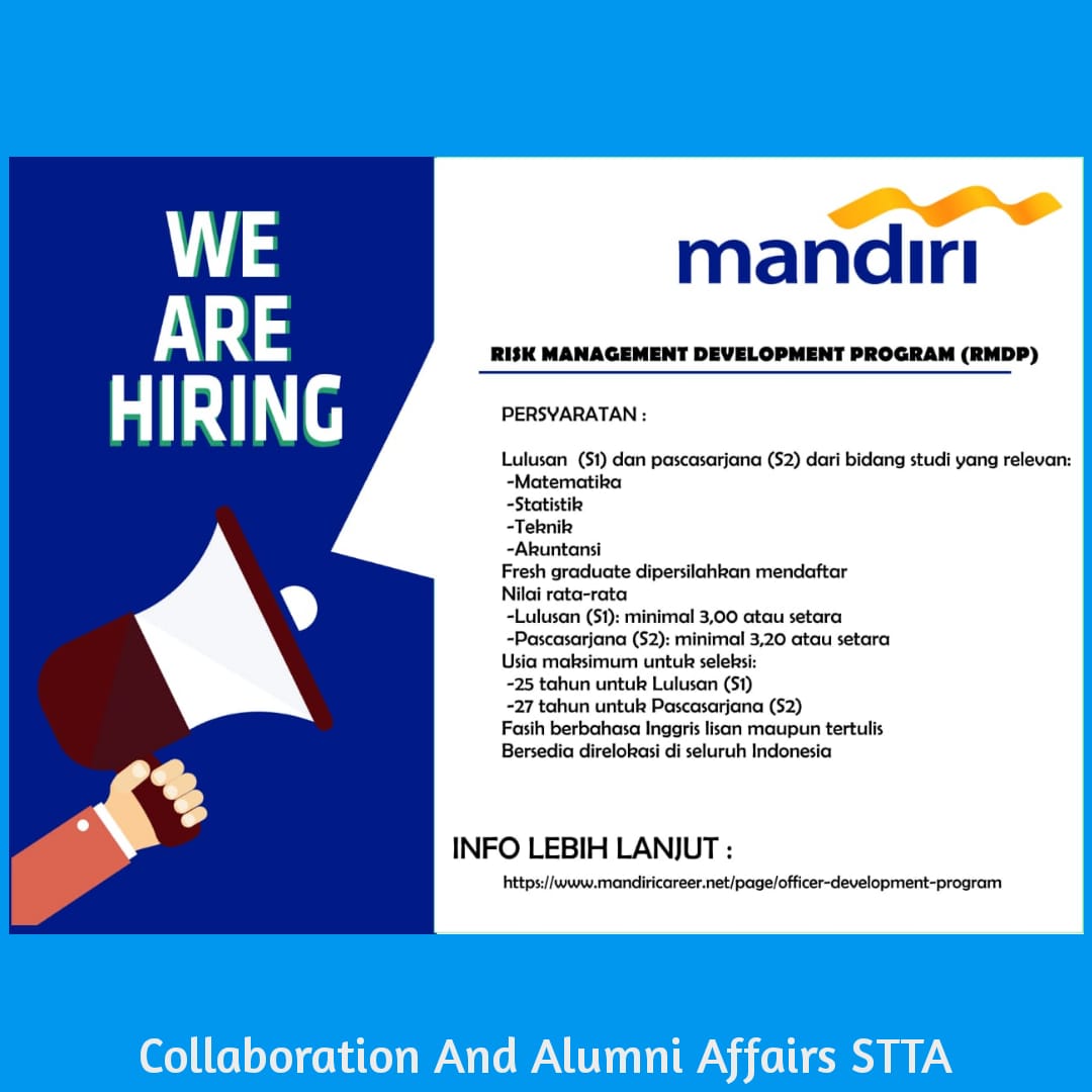 Lowongan Risk Management Bank Mandiri