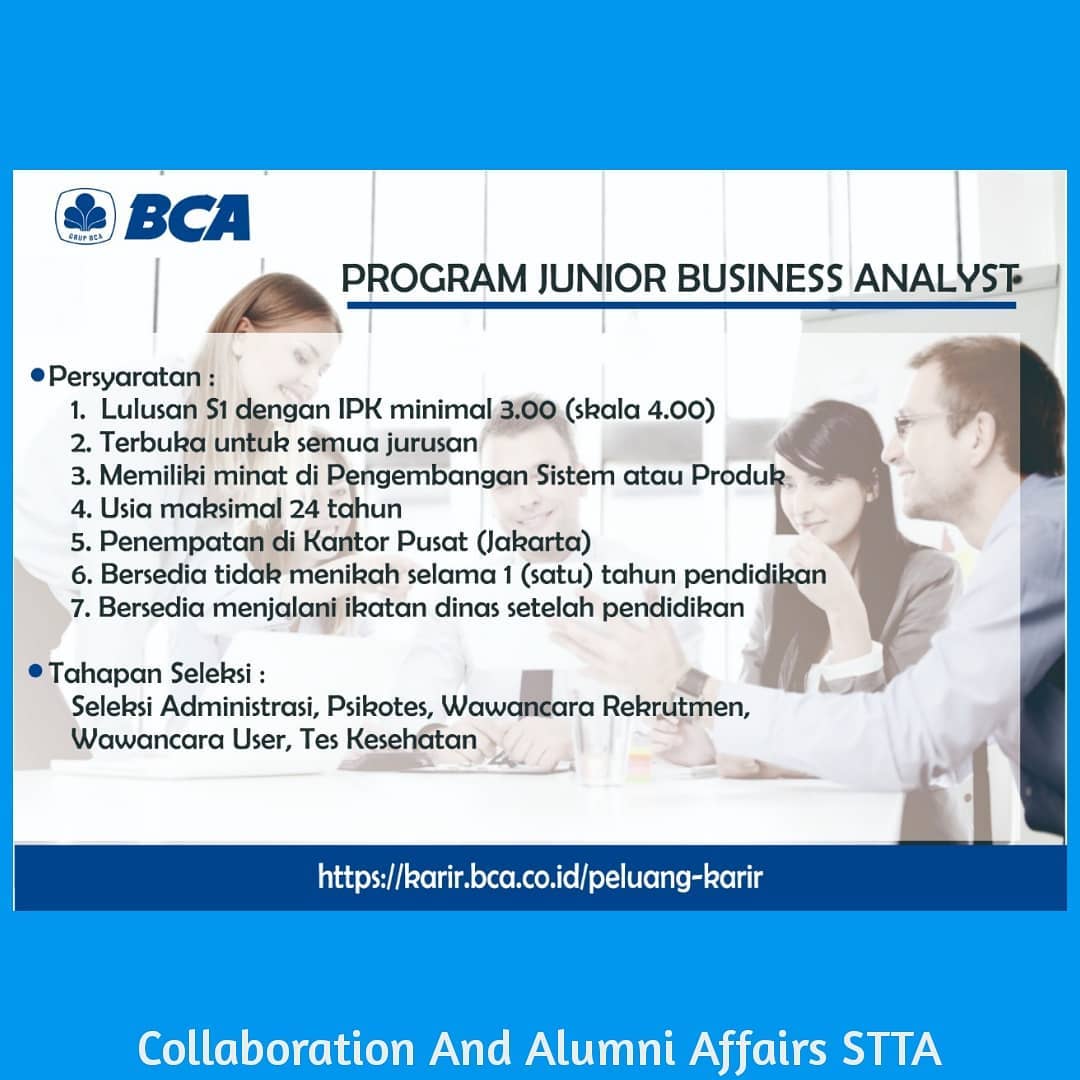 Lowongan Bank BCA 2019